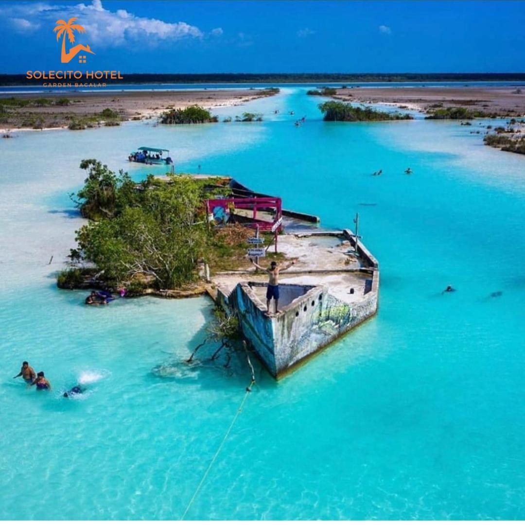 Hotel Apartaments Solecito Bacalar - Free Bikes & Paddle Exterior foto